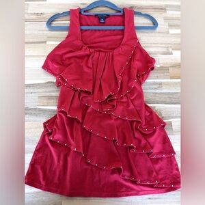 White House Black Market Red Top